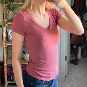 Pink tee
